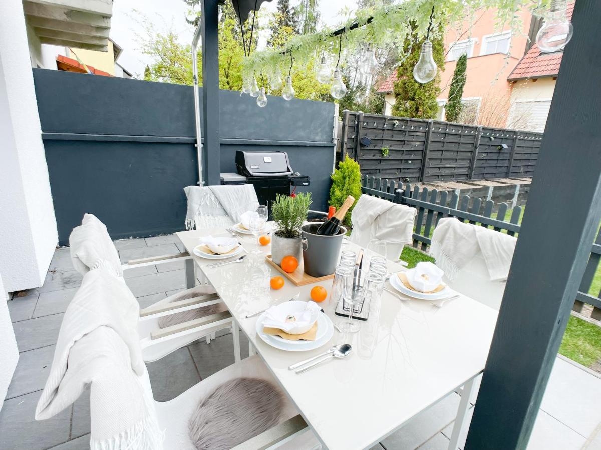 M-Style 01 Apartment Mit Terrasse Und Gasgrill, 24H Self-Check-In, Free Parking, Netflix Neurenberg Buitenkant foto